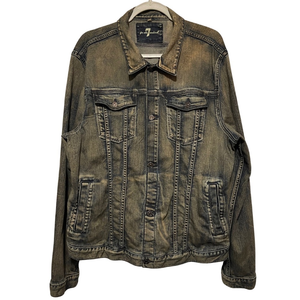 7 For All Mankind Denim Trucker Jacket